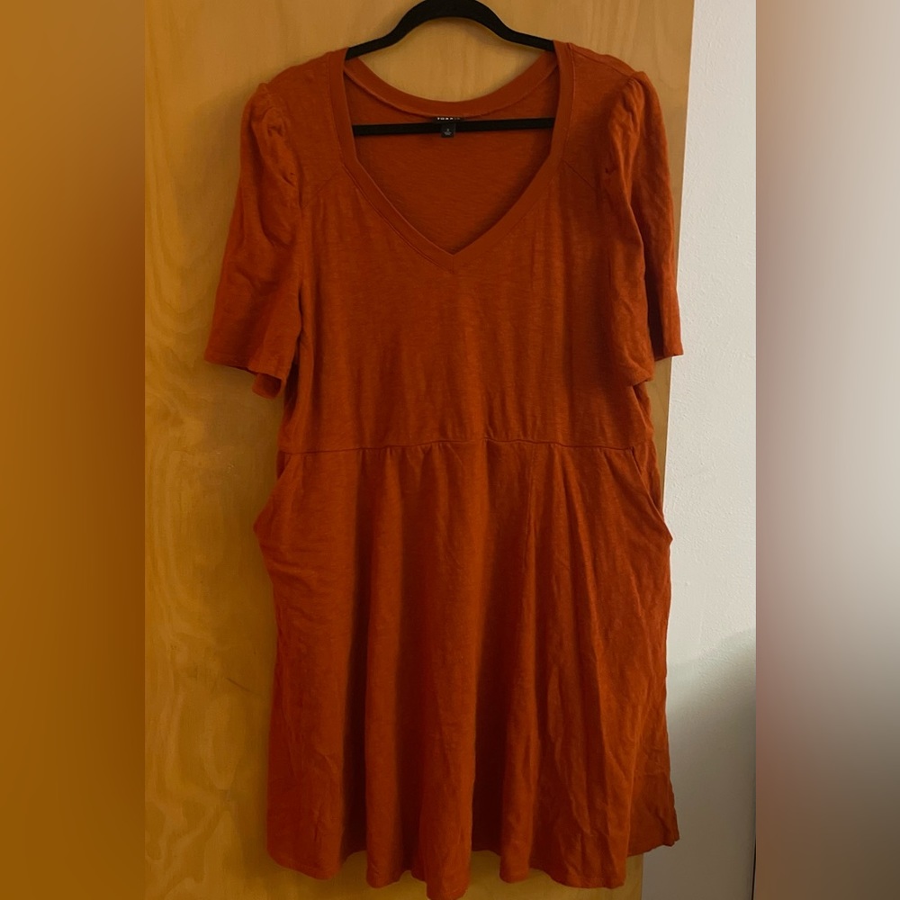 Torrid Orange Midi Dress